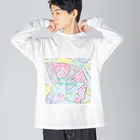 LeafCreateのQuite Stone Light Running ビッグシルエットロングスリーブTシャツ