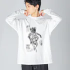 カケハ＝タヒルのオープンチャットTシャツ Big Long Sleeve T-Shirt