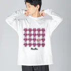 PostPet Official Shopのコモモをさがせ Big Long Sleeve T-Shirt