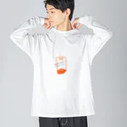 トラポ商店のココロのフタを止めるシール Big Long Sleeve T-Shirt