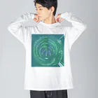 LeafCreateのGalaxyNight No.5 ビッグシルエットロングスリーブTシャツ