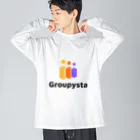 Groupysta公式のGroupysta公式グッズ Big Long Sleeve T-Shirt