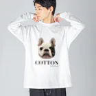 愛犬 コットンの愛犬 Big Long Sleeve T-Shirt