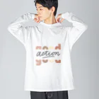 by.lettersのgood action ビッグシルエットロングスリーブTシャツ