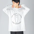 TaikiRacingClubShopのmarulogo【BND】kuro ビッグシルエットロングスリーブTシャツ