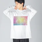 気まぐれshop　haruchonのきらきら輝く　ヒーリングアート Big Long Sleeve T-Shirt