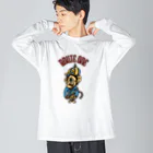 oekaki/ROUTE ONEのザ・フラットモンキー★ジャメインくん Big Long Sleeve T-Shirt