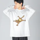 リケティラボのバターねこくん Big Long Sleeve T-Shirt