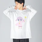 pii_oの魔法幼女   ビッグシルエットロングスリーブTシャツ