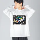 GALLERY misutawoの白のミニコンバーチブル ビッグシルエットロングスリーブTシャツ