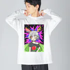 スベスベマンジュウガニの変態少女〈オオミズアオ〉 Big Long Sleeve T-Shirt