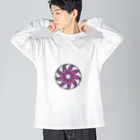 Kuroki.Companyの近未来的エンブレム Big Long Sleeve T-Shirt