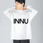 semioticaのINNU (doge in Japanese) Big Long Sleeve T-Shirt