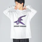 LalaHangeulのGhost Shark Big Long Sleeve T-Shirt