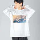 天使のいる街の秋の天使 Big Long Sleeve T-Shirt