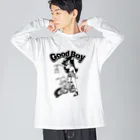 nidan-illustrationの"Good Boy" ビッグシルエットロングスリーブTシャツ