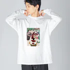 𝐥𝐢𝐬𝐚𝐰𝐚𝐭𝐚𝐧𝐚𝐛𝐞𝐩𝐚𝐢𝐧𝐭𝐢𝐧𝐠𝐬の自画像 Big Long Sleeve T-Shirt