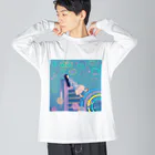 momo_emiのmomo_emi2021 秋 Big Long Sleeve T-Shirt