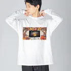 𝙈𝙊𝙈𝙊'𝙨 𝙎𝙝𝙤𝙥のHappy Halloween #06 Big Long Sleeve T-Shirt