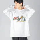 gusukuのCustomine Students Big Long Sleeve T-Shirt