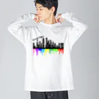 K-PLANETのGood Vibes NYcity ビッグシルエットロングスリーブTシャツ