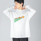 穂の湯のパンの道 Big Long Sleeve T-Shirt