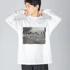 のほ本舗のトスカーナの丘 Big Long Sleeve T-Shirt