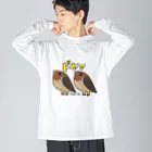 漣猗のドヤァする鷹ズ ビッグシルエットロングスリーブTシャツ