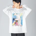designfolioの大村せつAlaska_01 Big Long Sleeve T-Shirt