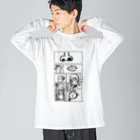 wktkライブ公式グッズショップのオシャレなてんあご Big Long Sleeve T-Shirt