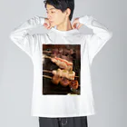 春子のかわいい焼き鳥！ Big Long Sleeve T-Shirt