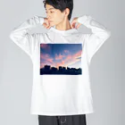 NO_SMOKINGの夕日 NO_SMOKING ビッグシルエットロングスリーブTシャツ