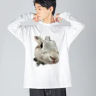 ふてくされうさぎ善のふてくされうさぎの善 Big Long Sleeve T-Shirt