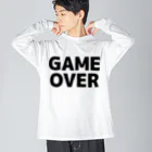 TOKYO LOGOSHOP 東京ロゴショップのGAMEOVER-ゲームオーバー- ビッグシルエットロングスリーブTシャツ