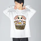 YmMy_shopのぱんたま　干支ver Big Long Sleeve T-Shirt