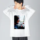 僕はきょーりゅーのLittle boy 2--- Big Long Sleeve T-Shirt