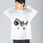 松本舞夢のさめとよだれちゃん Big Long Sleeve T-Shirt