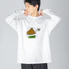 ＋Whimsyのてさぐり Big Long Sleeve T-Shirt