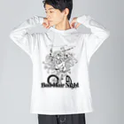 nidan-illustrationの“Bad Hair Night” ビッグシルエットロングスリーブTシャツ