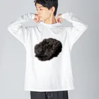 kimchinのゴツゴツの隕石 ビッグシルエットロングスリーブTシャツ