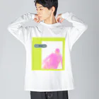 ペー魚マンターの緑の液体 Big Long Sleeve T-Shirt