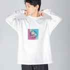 insparation｡   --- ｲﾝｽﾋﾟﾚｰｼｮﾝ｡の充電中 Big Long Sleeve T-Shirt