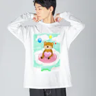 _melon_aki_のおさんぽ　テディベア  Big Long Sleeve T-Shirt