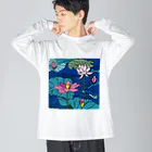 BlupiggのLotus Big Long Sleeve T-Shirt