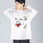 日高げのむの猫と美女 Big Long Sleeve T-Shirt