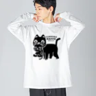 イラスト MONYAAT のやみねこ、ろっぽ Big Long Sleeve T-Shirt