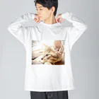 city_catのcatTシャツ ビッグシルエットロングスリーブTシャツ