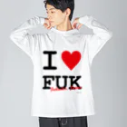 I ♥ FUKUOKAのI ♥ Fukuoka ビッグシルエットロングスリーブTシャツ