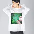 Happy thingsの四つ葉クローバー Big Long Sleeve T-Shirt