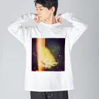 relda art shopのmoonlight Big Long Sleeve T-Shirt